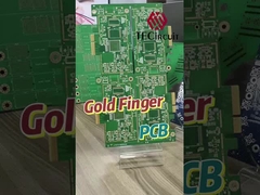 সোনার আঙুল উচ্চ ফ্রিকোয়েন্সি PCB বোর্ড RIGID PCB OEM মডিউল যোগাযোগের জন্য